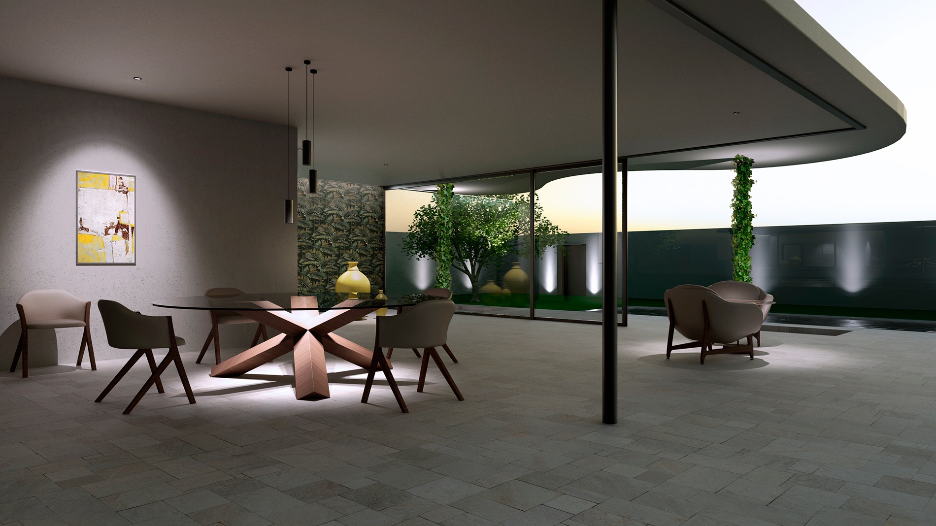 ambientazione ivela 3d rendering 